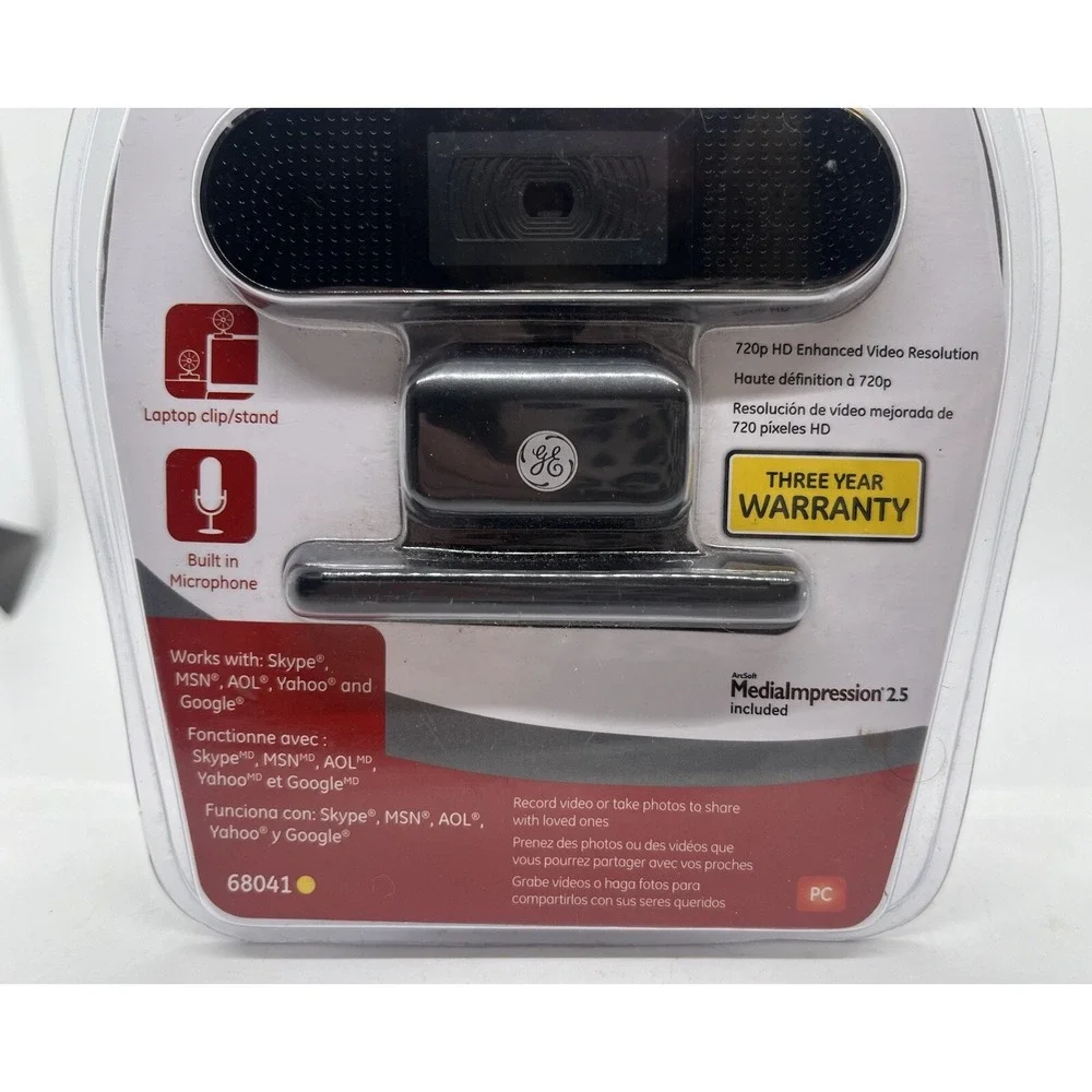 GE Business Pro HD Webcam 720p 68041 NEW‎